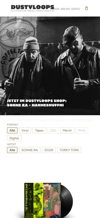 Mobile-Screenshot von Dustyloops