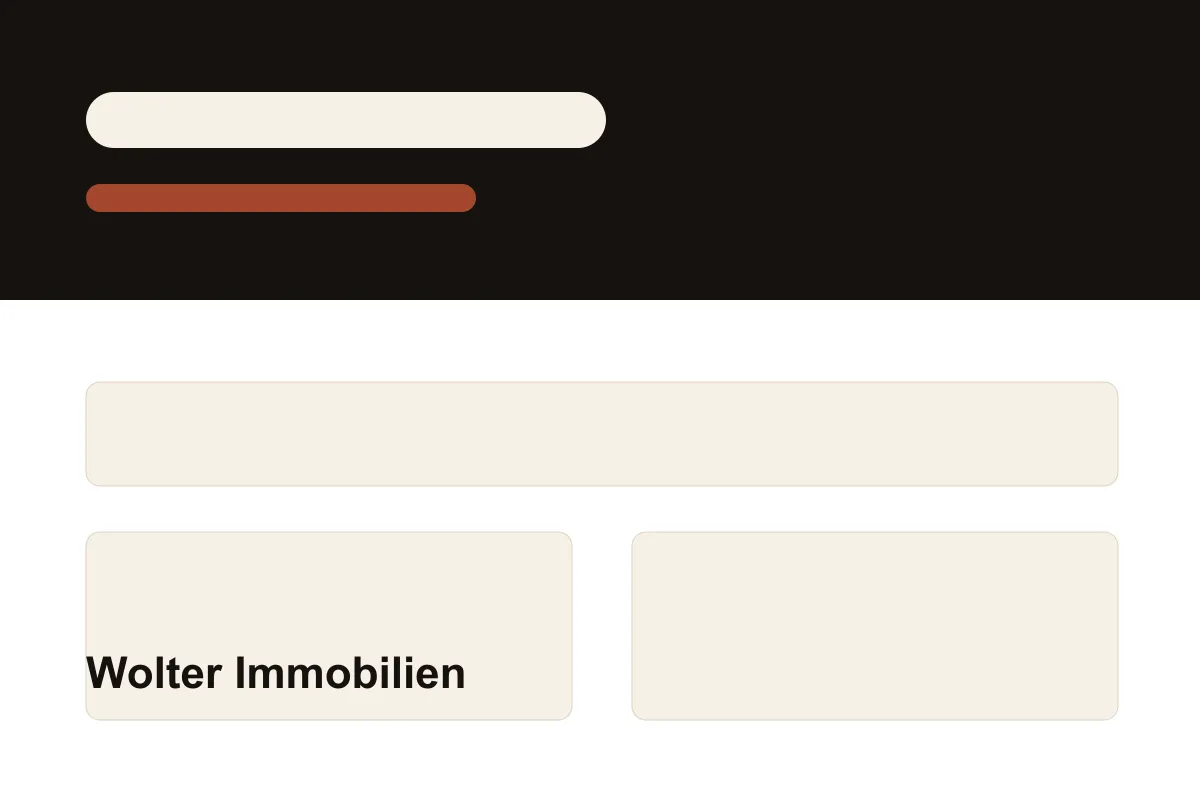 Platzhalter-Screenshot für Wolter Immobilien Erfurt